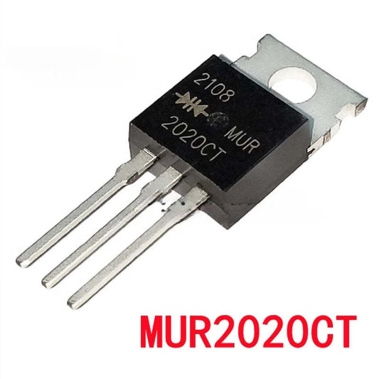 Original MUR2020CT MUR2020CTR 20A 200V Rectifier Diode Pair Matched High-Power Bridge Rectifier Diodes for AC/DC Conversion