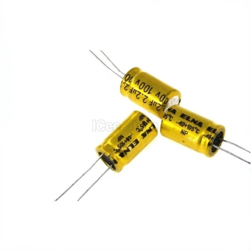 10Pcs Non Polar Capacitor NP 100V 1UF 1.5UF 2.2UF 3.3UF 4.7UF 5.6UF 6.8UF 10UF 12UF 22UF 100UF