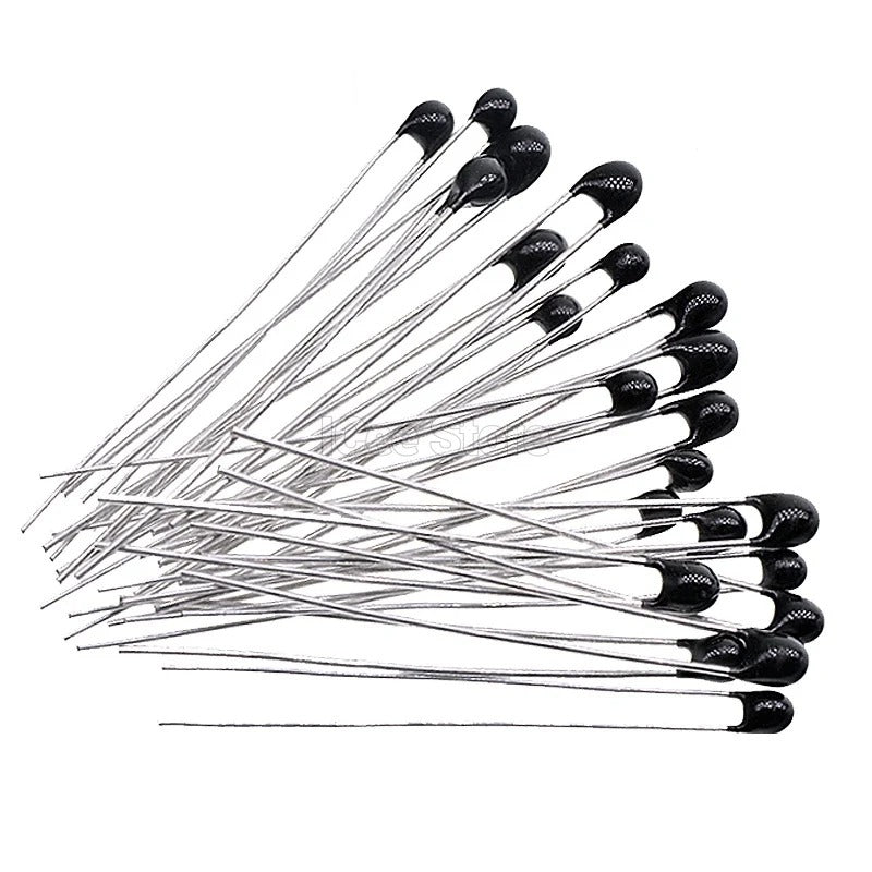 10Pcs NTC Thermistor Thermal Resistor 3950 MF52 1% NTC-MF52AT 1K 2K 3K 4.7K 5K 10K 20K 47K 50K 100K 5% 3950B 1/2/3/4.7/K Ohm R