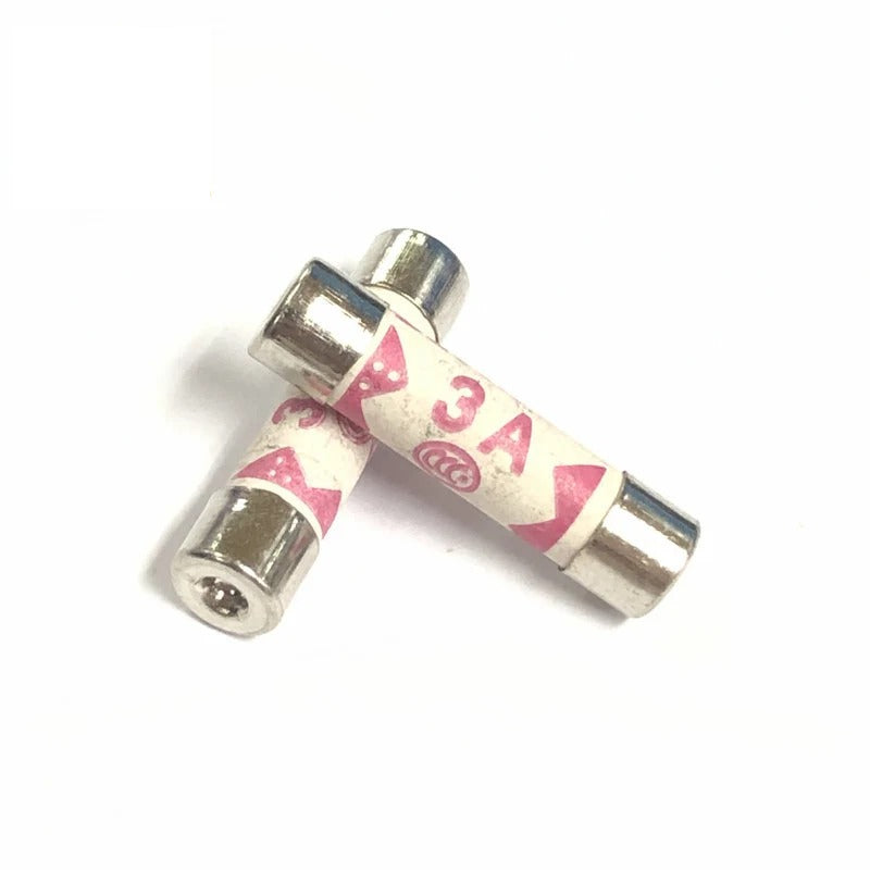 20Pcs BS1362 British Plug Fuse 1A 2A 3A 5A 10A 13A 15A 20A 6X25mm Ceramic Fuse Tube