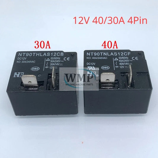 Original Relay NT90THLAS12CB NT90THLAS12CF 4Pin 12V 40A 30A Replace MPQ4-S-112D-A SLI-S-112DM HF2160-1A-12DE for Aircon Air conditioning / Water Heater New