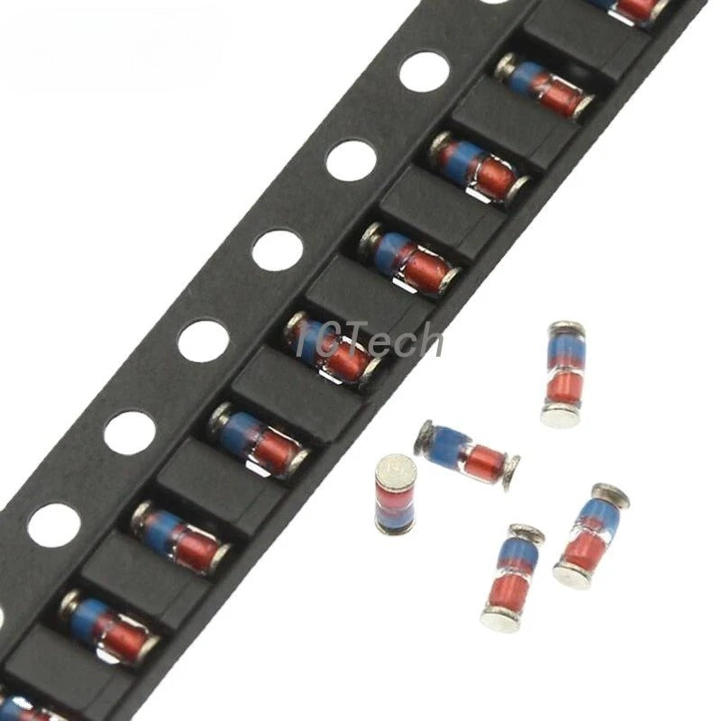 100Pcs Original LL34 SMD Zener Diode 1/2W 3V-36V ZMM3V ZMM3V3 ZMM10V 15V 18V-36V