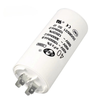 CBB60 Start Run Capacitor 450VAC 30/35/40/45/50/60/70/80/100uF Double Insert 50/60Hz  for Air Compressor Water Pump Motor
