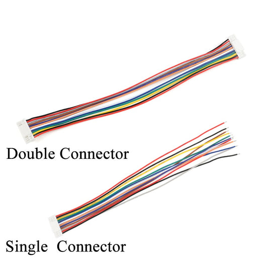 5Pcs Micro JST GH 1.25 2P 3P 4P 5P 6PIN Male Plug Connector With Wire Cables 15cm Single/Double Connector 28AWG