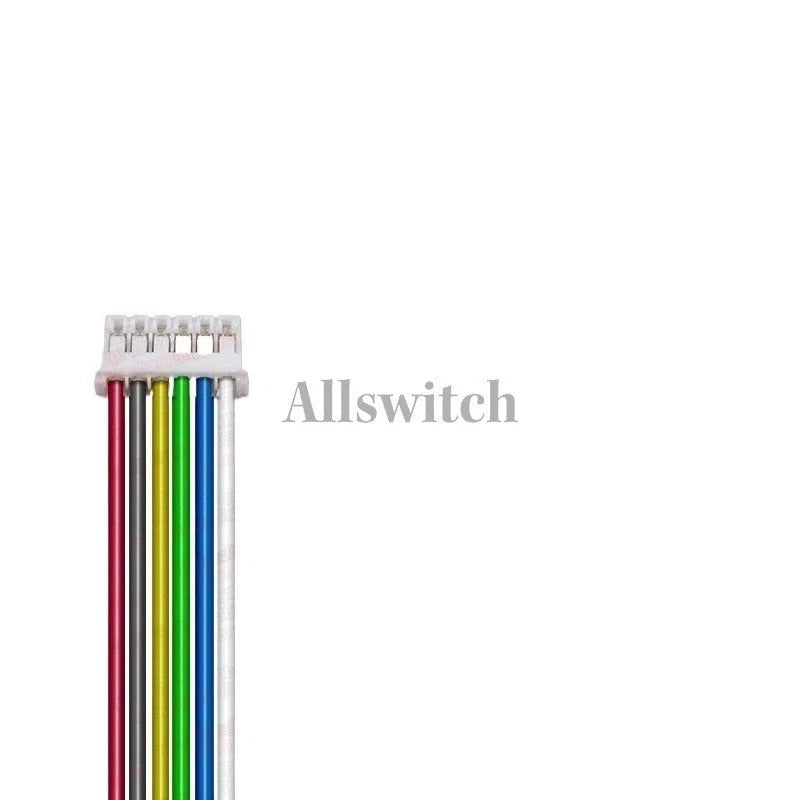 5Pcs Micro JST PH2.0 Male Wire 20cm Connector 2.0mm 2/3/4/5/6Pin JST Plug Terminal Cable Wire Connector 26AWG Wire Length 20CM