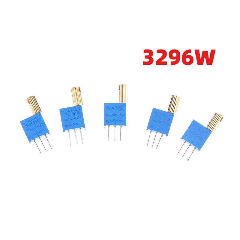 3296W Multi-turn Adjustable Potentiometer 100R/1K/2K/5K/10K/20K/50K/100K/200K/500K/1M/2M Metal Shaft Long Handle potentiometer