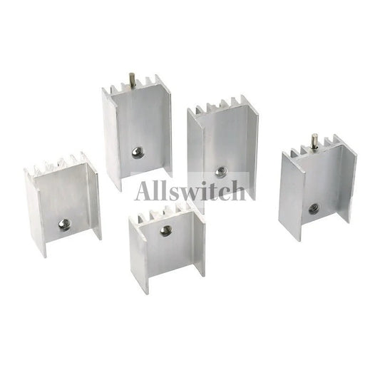 10pcs TO-220 Heatsink Aluminium TO 220 Heat Sink Transistor Radiator TO220 Cooler Cooling