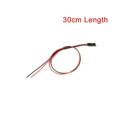 10Pcs 2pin Dupont Cable 2P 2 Pin Female Jumper Connector Wire 2.54mm Pitch Length 10CM 20CM 30CM Single Head for 3D Printer