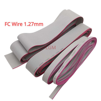 1 Meter FC Wire 1.27mm Download Cable Wire JTAG ISP AVR for 2.54mm Connector