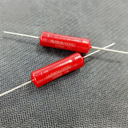 1Pc HVR80-5W Non Inductive Red high voltage resistor 2K 10K 100K 1M 5M 30M 150M