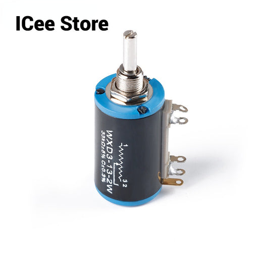 WXD3-13 2W Wirewound Potentiometer 100 220 470 1K 2.2K 4.7K 6.8K 10K 22K 100K Ohm WXD3-13-2W Linear Rotary Potentiometer