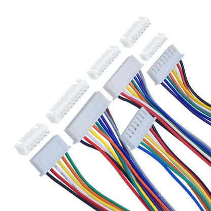 5Set JST XH2.54 XH 2.54mm Wire Cable Connector 2/3/4/5/6 Pin Pitch Male Female Plug Socket 20cm Wire Length 26AWG