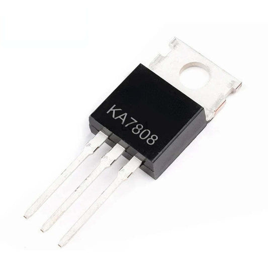 10Pcs Original KA7808 TO-220 8V 7808 Three-terminal Voltage Regulator Transistor NEW
