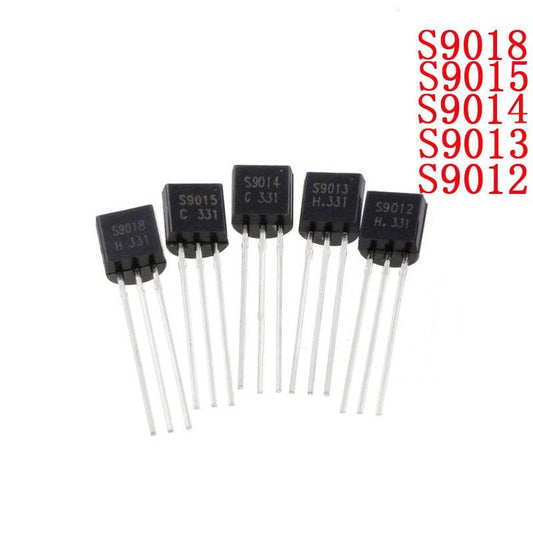 50pcs TO92 New Triode Transistor IC S9012 S9013 S9014 S9015 S9018