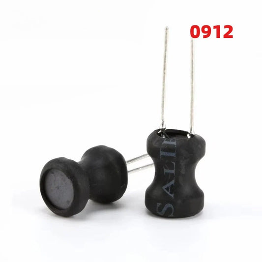 10Pcs Power Inductor DIP 0912 9X12mm 2.2UH 3.3UH 4.7UH 6.8UH 10UH 22UH 33UH 47UH 68UH 100UH 220UH 330UH 470uH Inductance