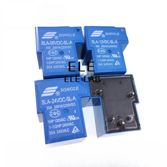 ‌SLA Relay 05VDC 09VDC 12VDC 24VDC 48VDC 30A Power Relay with 4Pin 5Pin 6Pin for High-Current Switching