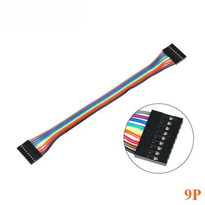 10Pcs Dupont Line 20cm 2.54mm Female To Female 2P/3P/5P/6P/7P/8P/9P/10P/12P Color Breadboard Cable Jump Wire Jumper for Arduino