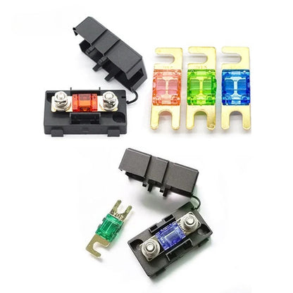 ANS-H Bolt Type Fuse Holder ANS-8 Safety Plate Base Car Automotive Carrier Fuse Box 20A 50A 70A 80A 100A 150A 175A 200A