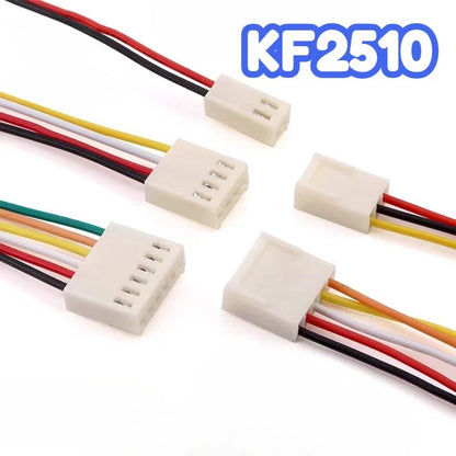 5Pcs KF2510 Terminal Wire 2.54mm Spacing 2/3/4/5/6Pin Single Head Electronic Cable 20cm  2510 Connecting Wire