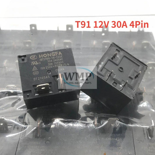 Original T91 Relay HF2160-1A-12DE 4Pin 12V 30A for Aircon Air Conditioning New