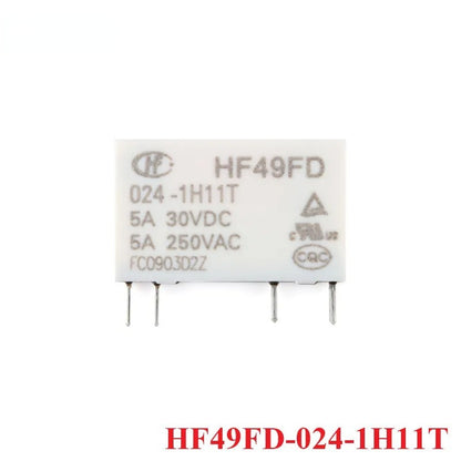 HF49FD Industrial Relay HF49FD- 005 012 024 -1H11 4PIN 5V 12V 24V Miniature Power Relay