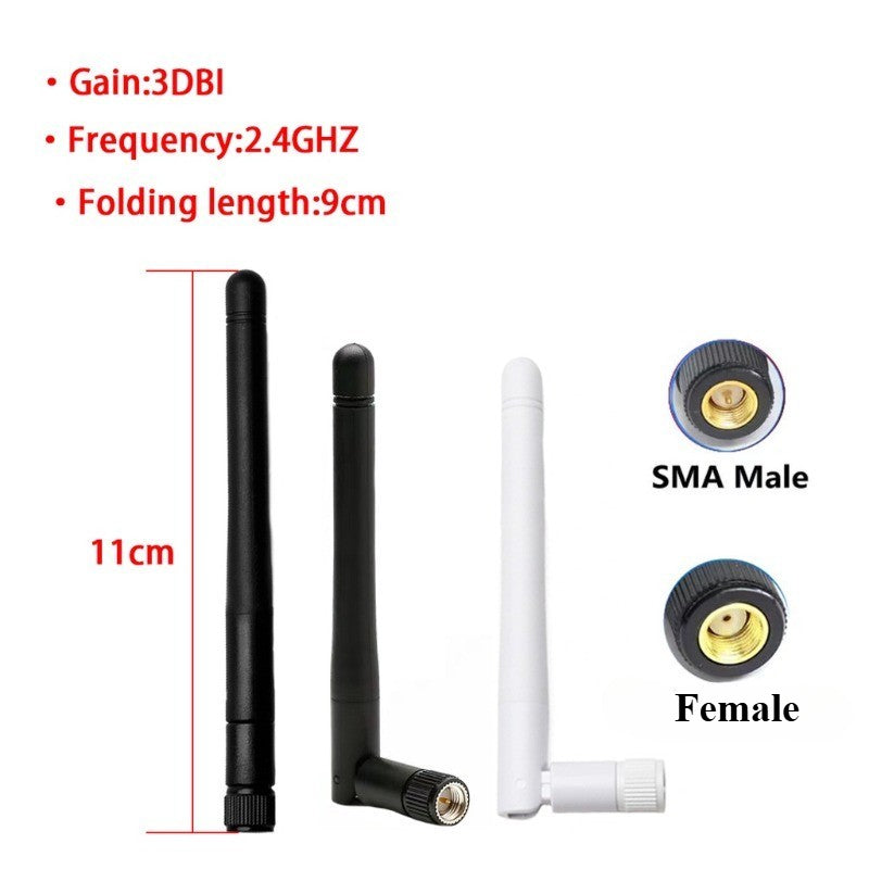 2Pcs Antenna 2.4GHz 5.8G 3dBi/6dBi Omni with RP SMA Male/Female Plug for Wireless Router Wholesale Price Wifi 11cm/19cm