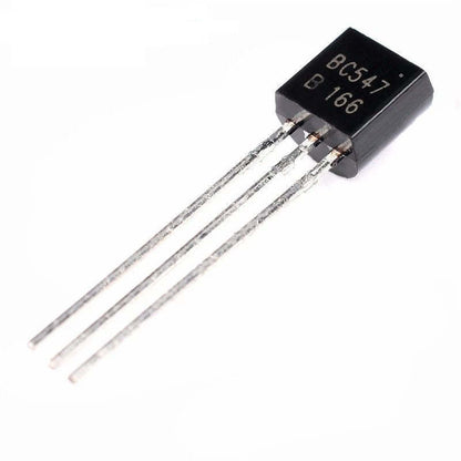 50Pcs BC547 BC557 BC547B BC557B NPN PNP TO-92 Power Triode Transistor Set Assorted kit
