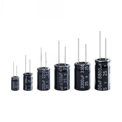 Electrolytic Capacitor 10V 16V 25V 35V 50V 10UF 220UF 100UF 470UF 1000UF 2200UF Aluminum Electrolytic Capacitor New
