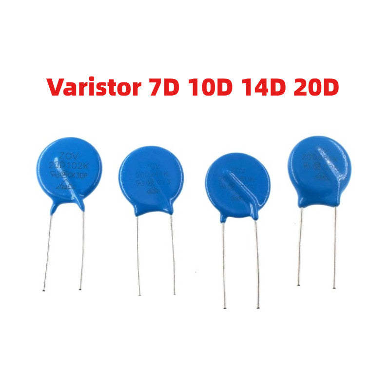 Varistor 7D 10D 14D 20D 7D391K 7D431K 7D471K 10D471K 10D101K 10D330K 10D471K 14D471K 14D220K 20D431K 20D471K Piezoresistor