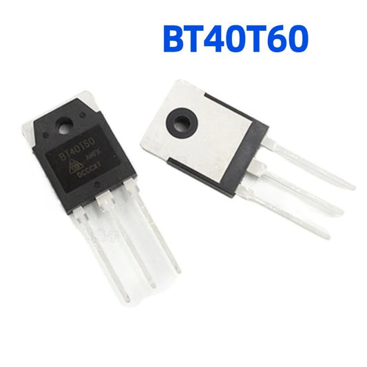 5Pcs Original BT40T60 TO-3P IGBT Transistor 600V 40A High-Power Switching Module for Inverters, Motor Drives & Industrial SMPS