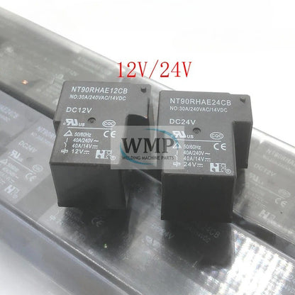 Original T90 Relay NT90RHAE12CB NT90RHAE24CB 4Pin 12V 24V 40A New