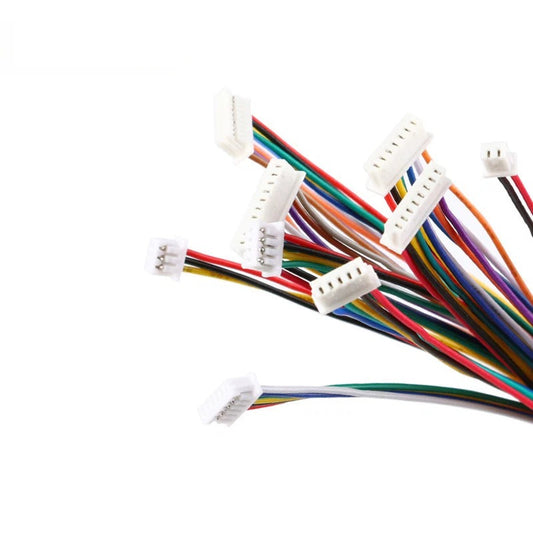 10Pcs SH1.0 Wire Cable Connector DIY SH1.0 JST 2/3/4/5/6 Pin Electronic Line Single Double Terminal Plug 28AWG 10cm