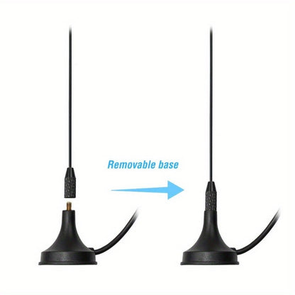 Dual Band Vehicle Mounted Antenna UT-106UV 144/430MHz SMA-Female Connector Vehicle Mounted Walkie Talkie Antenna Suction Cup Antenna