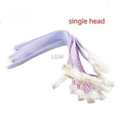 10Pcs  JST 2.54mm Pitch Connector Cable XH2.54 Plug Line Length 30/20/10CM Red and White 2P/3P/4P/5P/6P/7P/8P/9P/10P/11P/12P