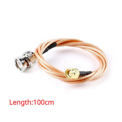 BNC-J Male To SMA-J Male Pug Connector RG316  RF Coax Cable Assembly Wire 15/30/50/100cm