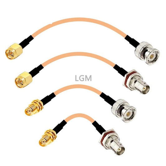 RG316 Wire BNC To SMA Connector Male Female Nut To BNC Plug Jack Pigtail Cabel Adapter RG316 Cable