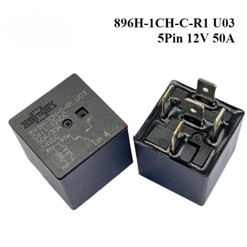 Automotive Relay 896H-1CH-C-R1 U03 5 Pins 12VDC 50A SPDT 12V