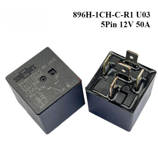 Automotive Relay 896H-1CH-C-R1 U03 5 Pins 12VDC 50A SPDT 12V