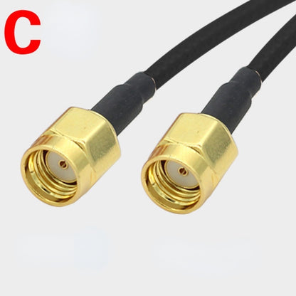 RG174 SMA To SMA RP SMA Male Plug & Female Jack Crimp Straight & Right Angle RF Coaxial Connector Pigtail Jumper Cable