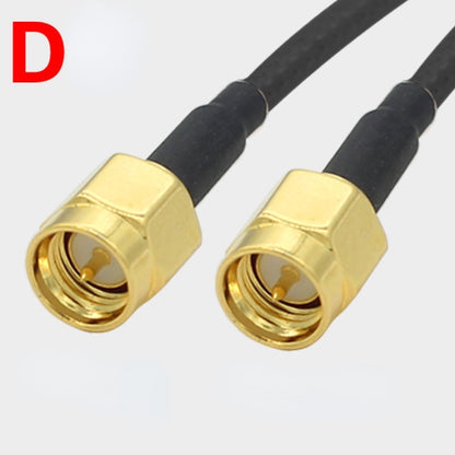 RG174 SMA To SMA RP SMA Male Plug & Female Jack Crimp Straight & Right Angle RF Coaxial Connector Pigtail Jumper Cable