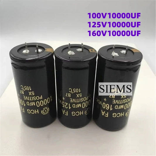 1Pcs Original Capacitor 100V/125V/160V 10000UF Audio Capacitor DC capacitor amplifier audio filter capacitor