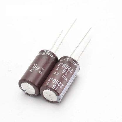 Original Capacitor 6.3V 10V 16V 25V 35V 50V 100V 22UF 47UF 100UF 220UFV 470UF 1000UF Aluminum Electrolytic Capacitor