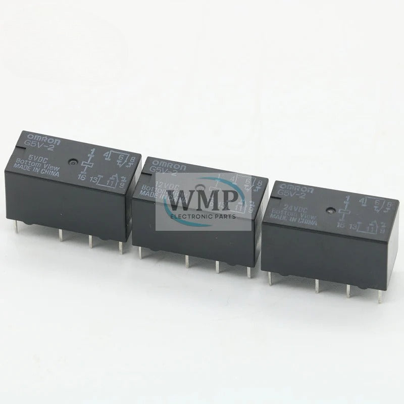 Original Relay G5V-2-5VDC G5V-2-12VDC G5V-2-24VDC G5V-2-H1-12VDC G5V-2-H1-24VDC New