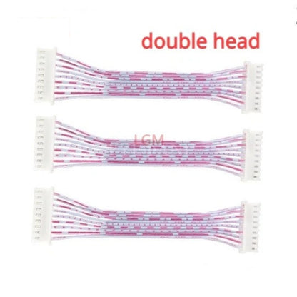 10Pcs  JST 2.54mm Pitch Connector Cable XH2.54 Plug Line Length 30/20/10CM Red and White 2P/3P/4P/5P/6P/7P/8P/9P/10P/11P/12P