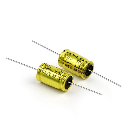 10Pcs 100V Non Polar Capacitor 1UF-47UF 1UF 1.5UF 2.2UF 3.3UF 4.7UF 5.6UF 6.8UF 10UF 12UF 22UF 33UF 47UF Speaker Audio Capacitor