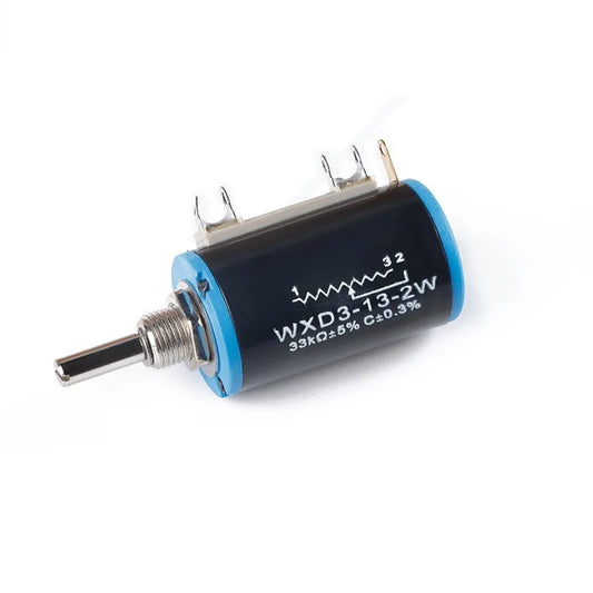 WXD3-13 2W Wirewound Potentiometer 100 220 470 1K 2.2K 4.7K 6.8K 10K 22K 100K Ohm WXD3-13-2W Linear Rotary Potentiometer