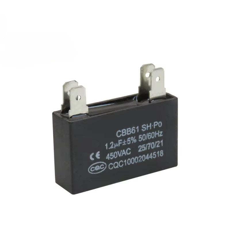 CBB61 start capacitor 450V Air conditioning External fan capacitor 1UF-12UF 1.5UF 2UF 3UF 4.5UF 6UF 7UF 10UF Fan Capacitor