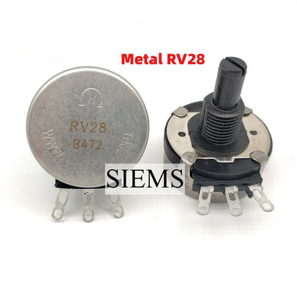 Metal RV28P Potentiometer B102 B103 B104 B333 B471 B472 B502 Potentiometer Metal Shell 3Pin Commonly used in electric welding machines