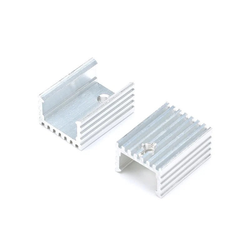 Aluminium TO-220 Heatsink TO 220 Heat Sink Transistor Radiator TO220 Cooler Cooling Silver 20*15*10MM