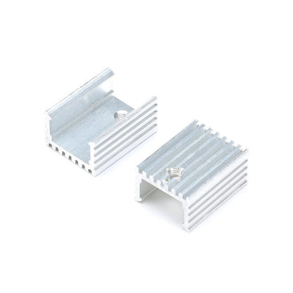 Aluminium TO-220 Heatsink TO 220 Heat Sink Transistor Radiator TO220 Cooler Cooling Silver 20*15*10MM